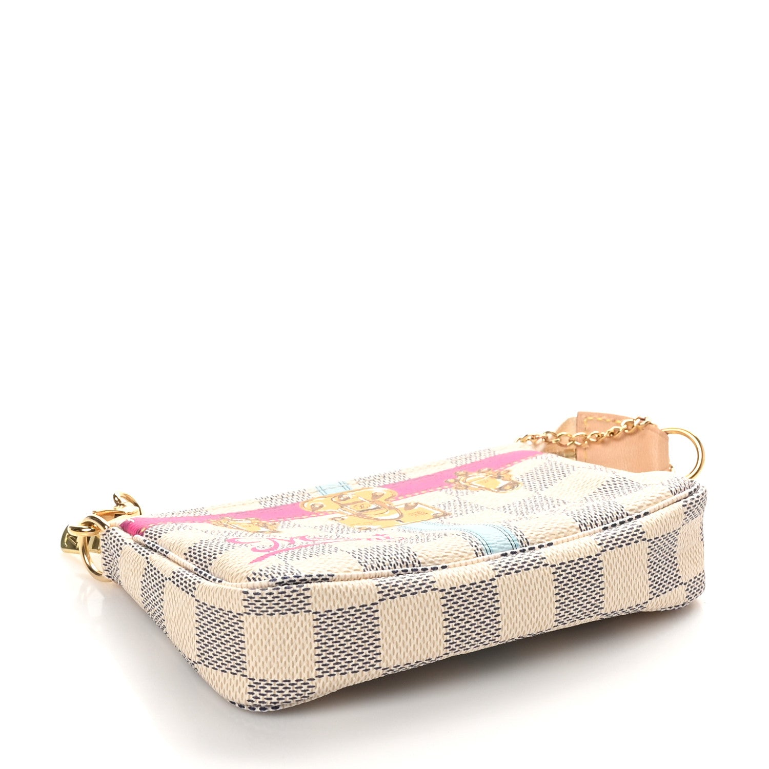 Louis Vuitton Damier Azur Summer Trunks Miami Mini Pochette Accessories 4 of 9