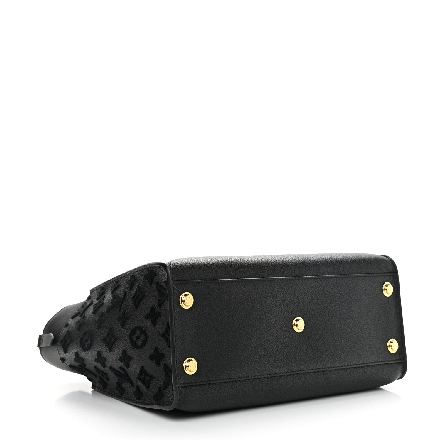 Louis Vuitton Calfskin Monogram Tufting On My Side Black 4 of 10