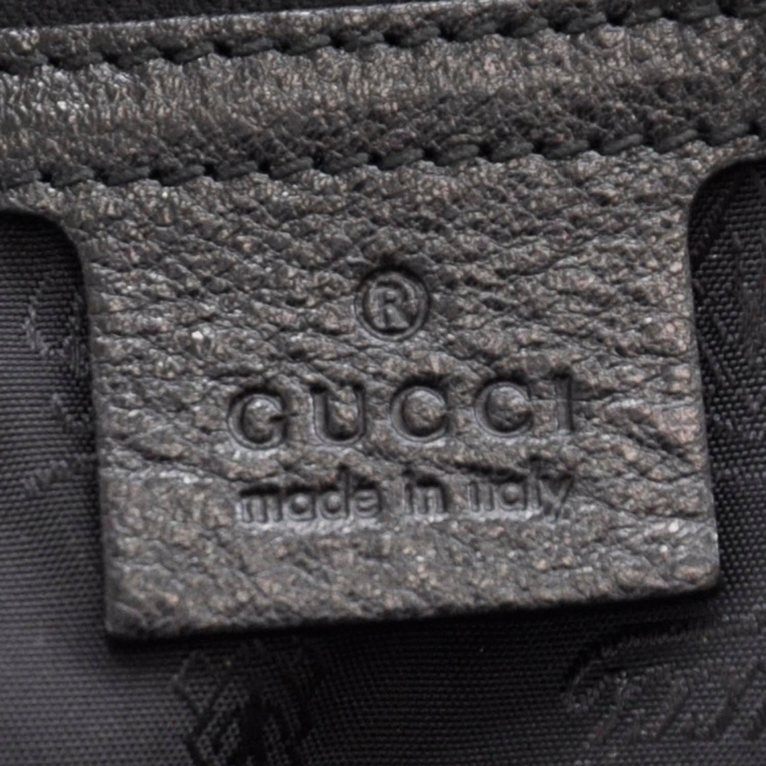 Gucci Leather Irina Tote Black 7 of 8