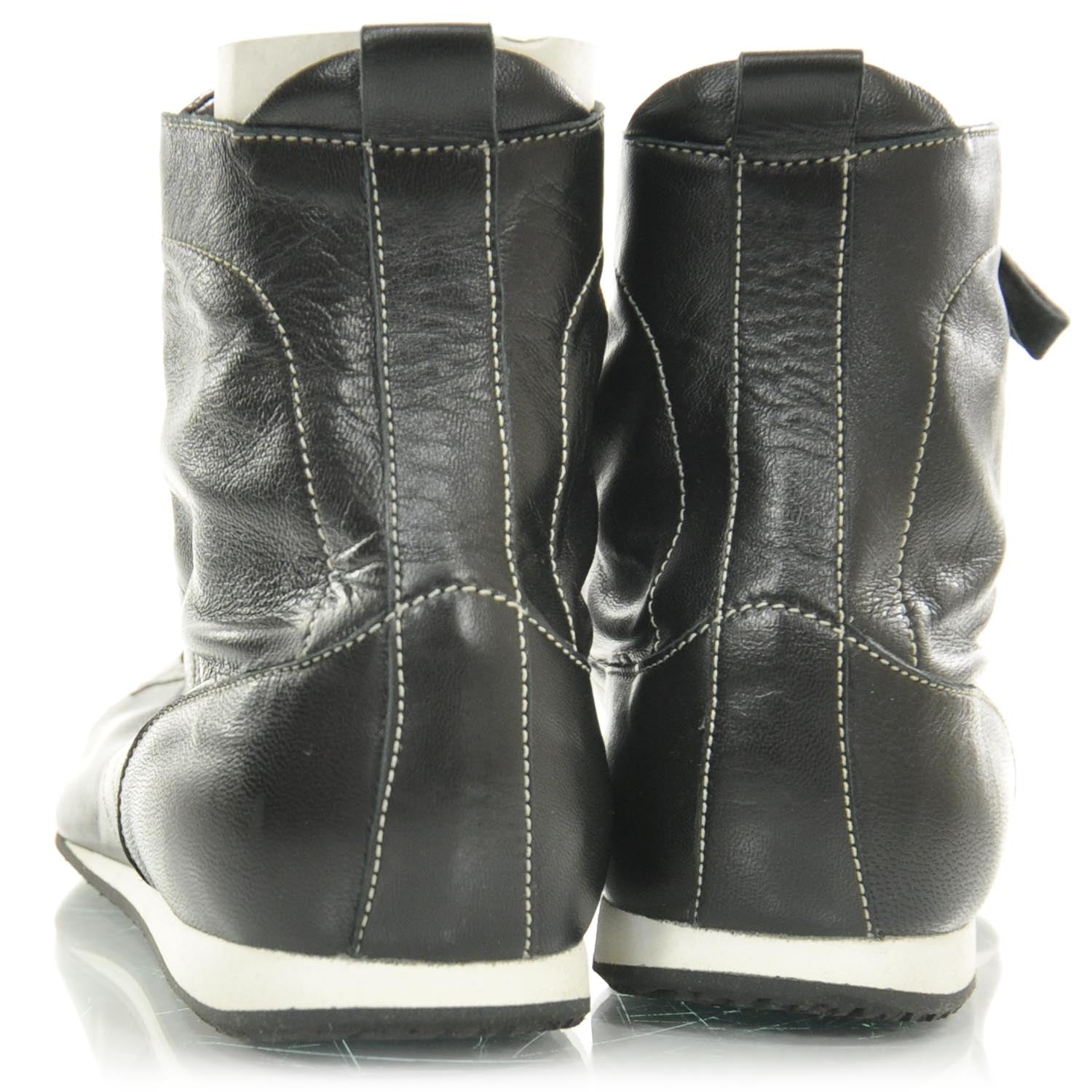 Hermes Mens Chevre Drive Sport Boots 40 3 of 6