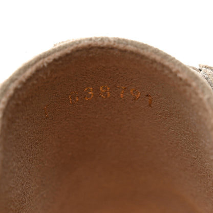 Chanel Suede Calfskin Camellia Mules 38 Beige 7 of 10
