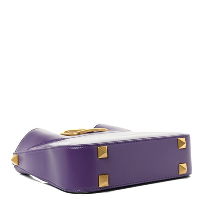 Valentino Garavani Nappa Stud Sign Hobo Indian Violet 4 of 18