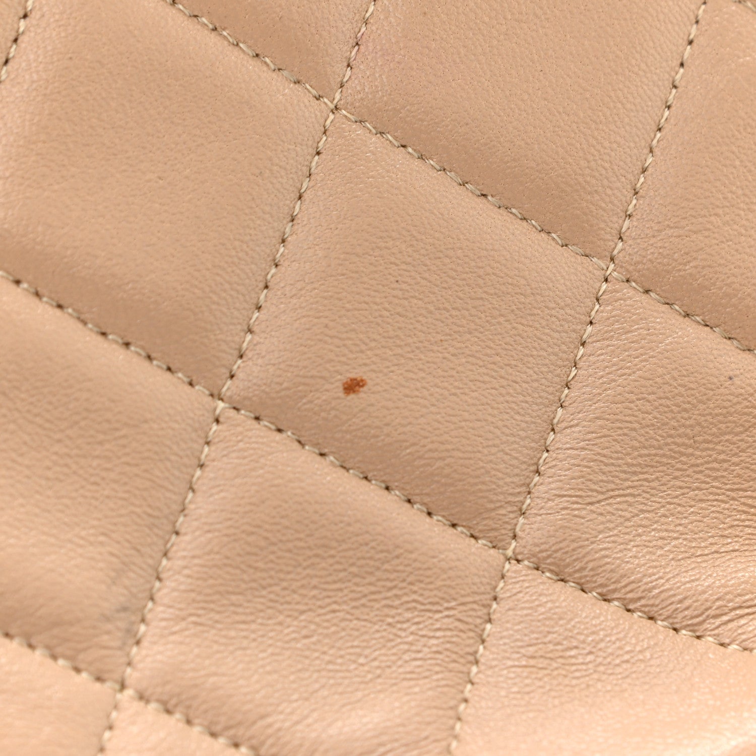 Chanel Lambskin Quilted Medium Single Flap Beige 11 of 14