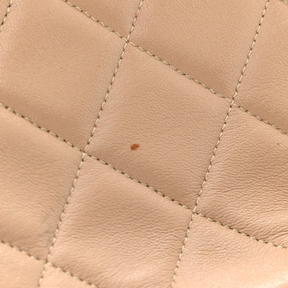 Chanel Lambskin Quilted Medium Single Flap Beige 11 of 14