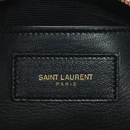 Saint Laurent Metallic Leather Classic Duffle Toy Pink 6 of 8