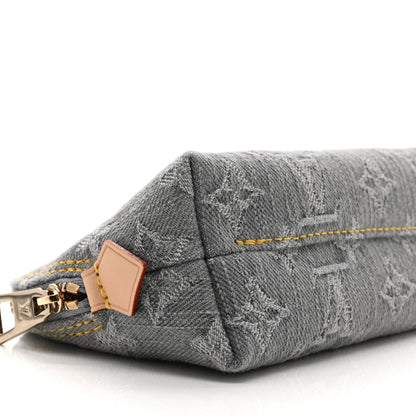 Louis Vuitton Denim Monogram Pochette Cosmetique PM Cloudy Grey 7 of 8