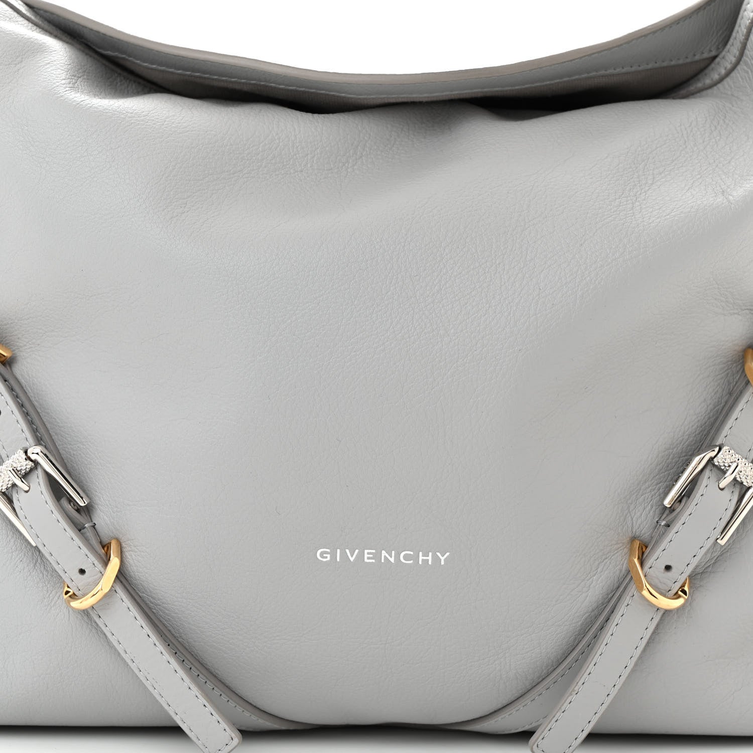 Givenchy Calfskin Medium Voyou Bag Light Grey 8 of 10
