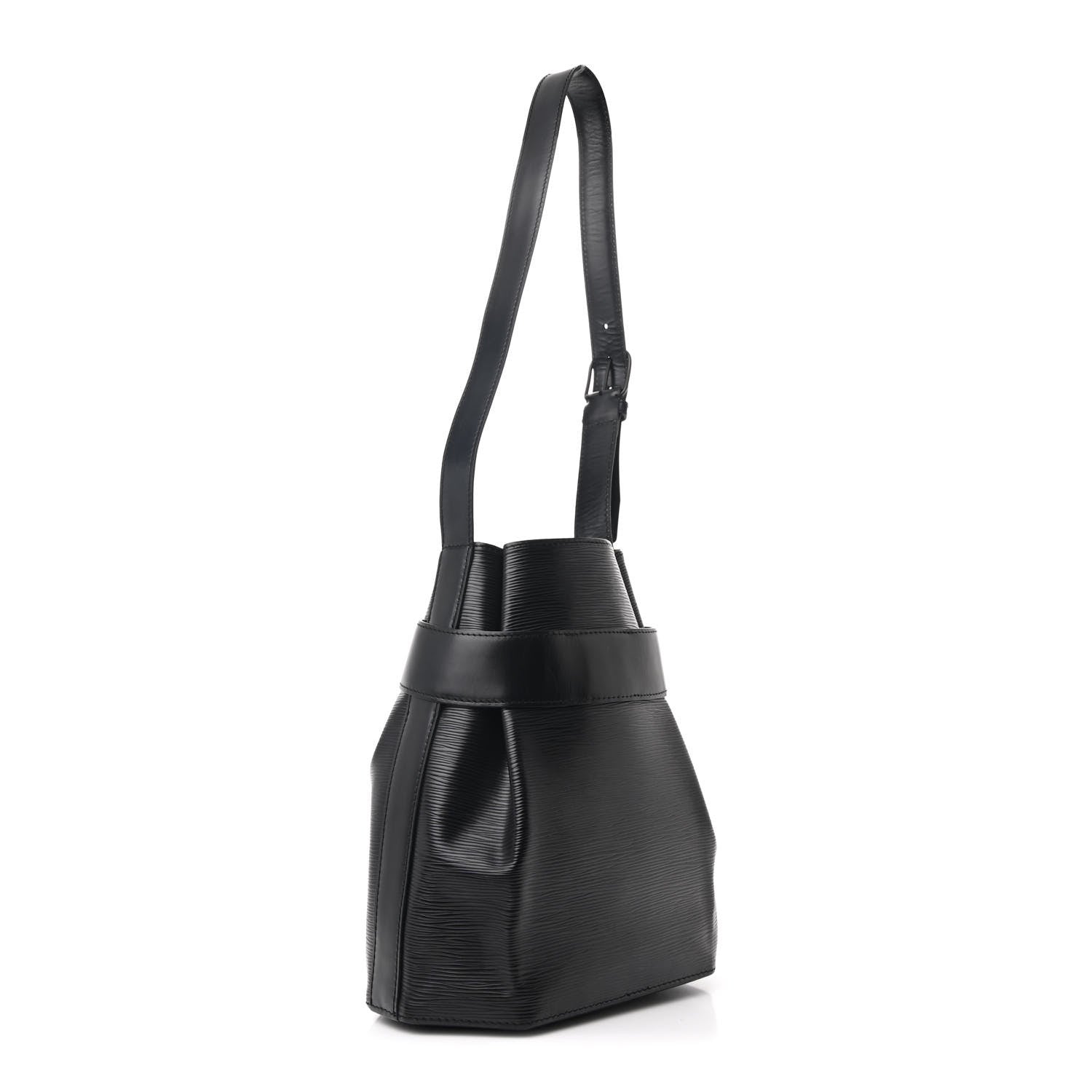 Louis Vuitton Epi Sac D'Epaule Black 3 of 10