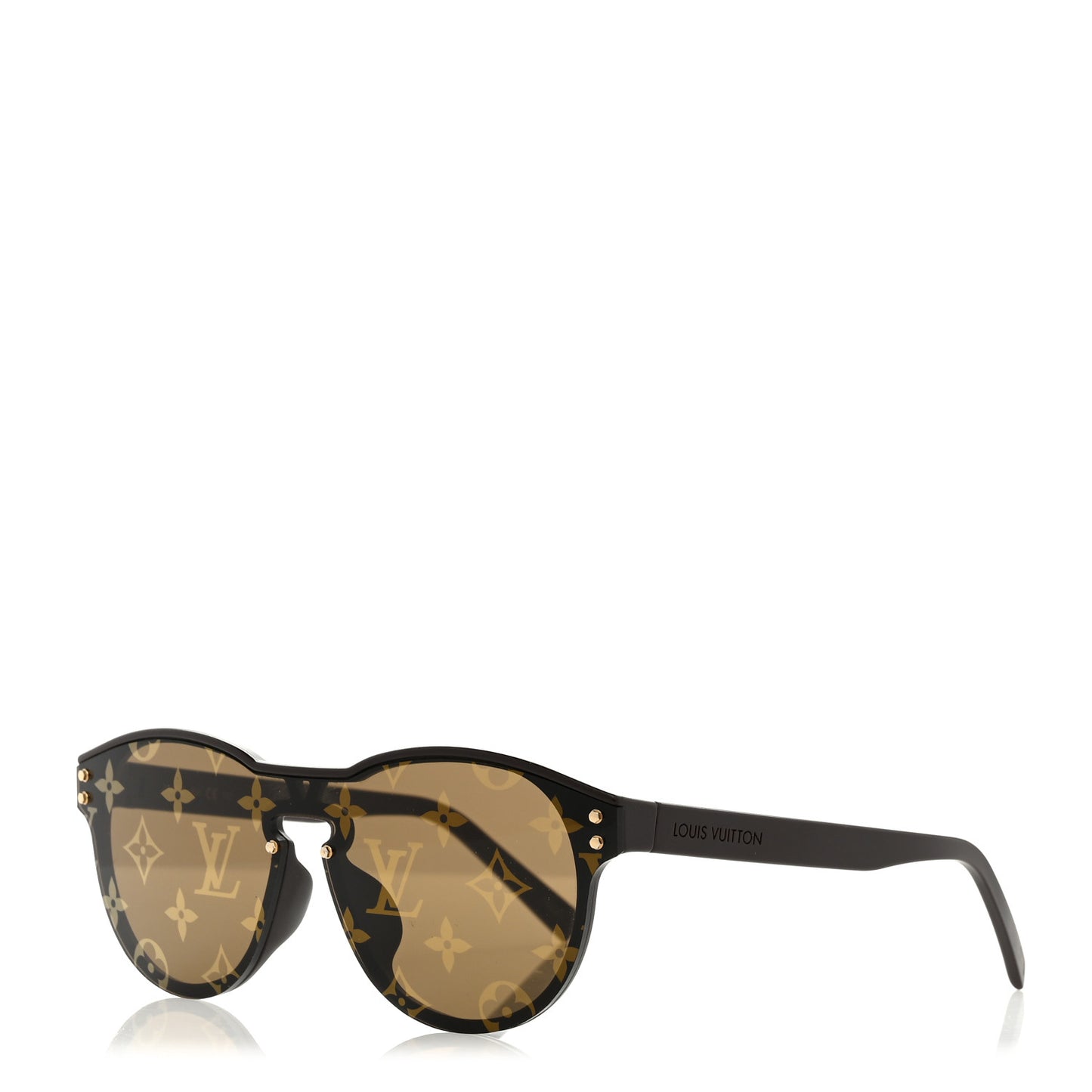 Acetate LV Waimea Round Sunglasses Z1487E Brown