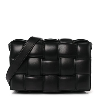 Bottega Veneta Nappa Maxi Intreccio Padded Cassette Crossbody Bag Black 1 of 9