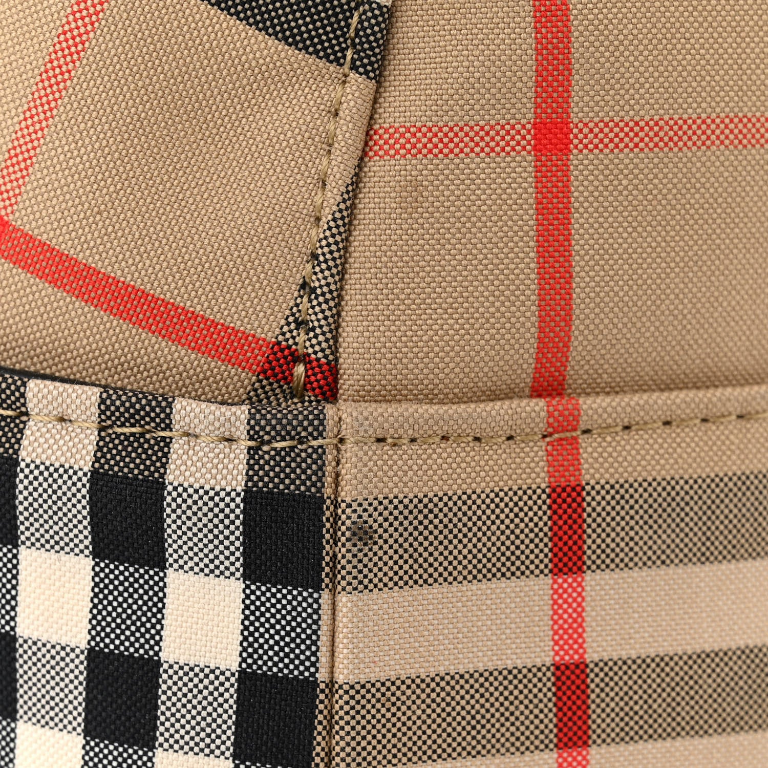 Burberry House Check Canvas Calfskin Small Nico Backpack Archive Beige 13 of 16