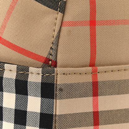 Burberry House Check Canvas Calfskin Small Nico Backpack Archive Beige 13 of 16