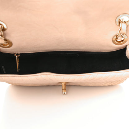 Chanel Calfskin Chevron Small Surpique Flap Beige 5 of 11