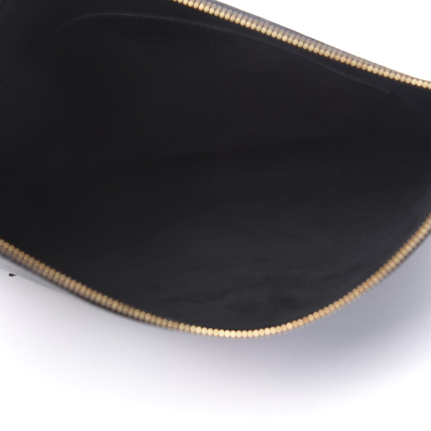 Faux Leather Superstellaheroes Zipped Clutch Black Blue