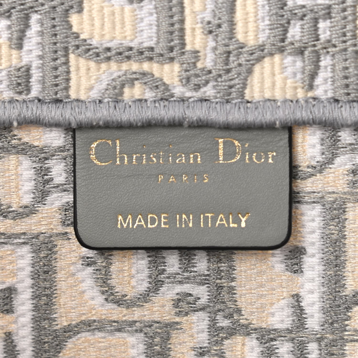 Christian Dior Oblique Medium Book Tote Grey 7 of 9