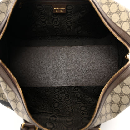 Gucci X BALENCIAGA BB Monogram Web Graffiti Medium Ophidia Carry-On Duffle Bag Beige New Acero 4 of 9