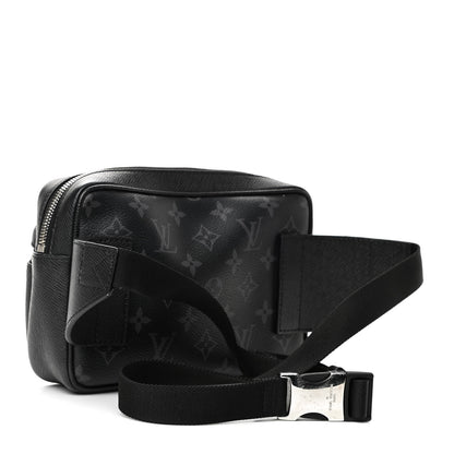 Louis Vuitton Taiga Monogram Eclipse Outdoor Bum Bag Black 3 of 10