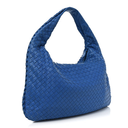 Bottega Veneta Nappa Intrecciato Medium Veneta Hobo Signal Blue 2 of 14