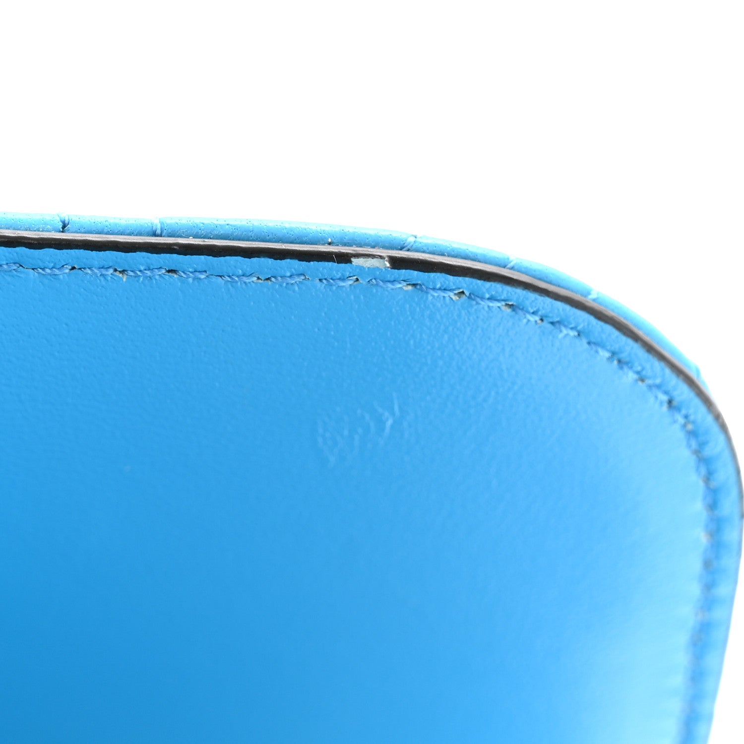 Versace Nappa Quilted Virtus Bag Blue 11 of 11