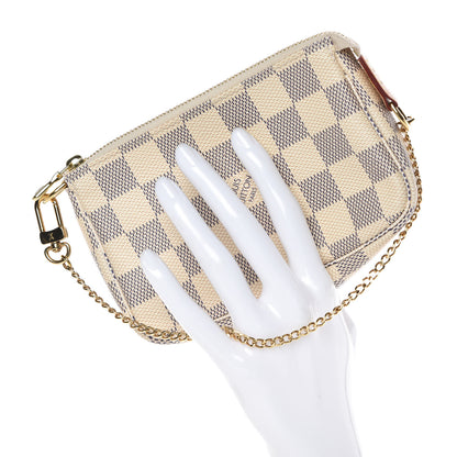 Louis Vuitton Damier Azur Mini Pochette Accessories 2 of 8