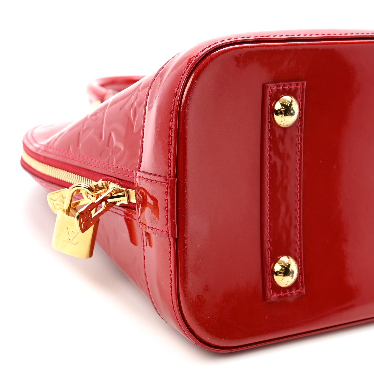 Louis Vuitton Vernis Alma PM  Pomme D'Amour 8 of 9