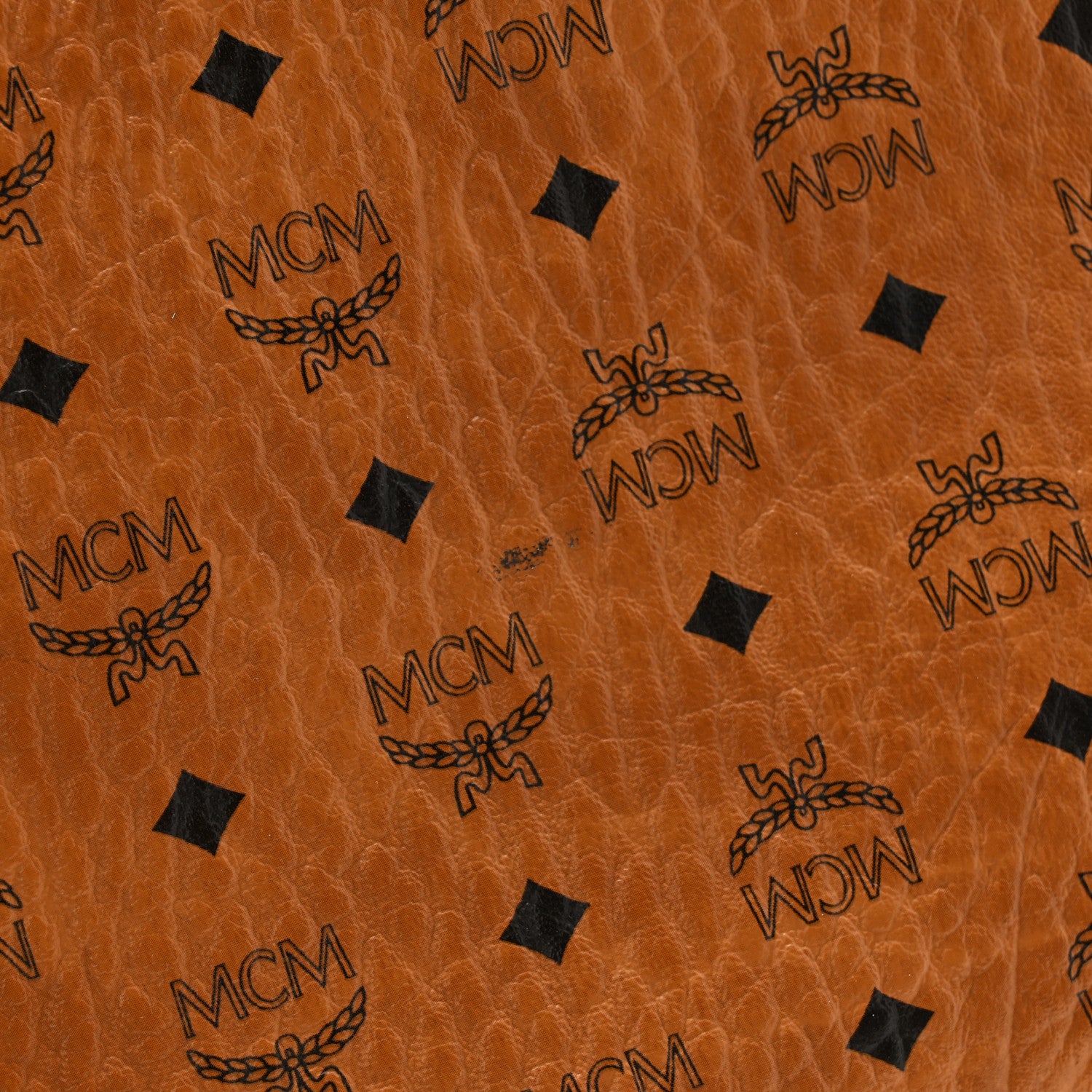 MCM Visetos Medium Crossbody Pouch Cognac 12 of 12