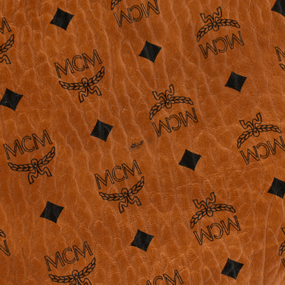 MCM Visetos Medium Crossbody Pouch Cognac 12 of 12