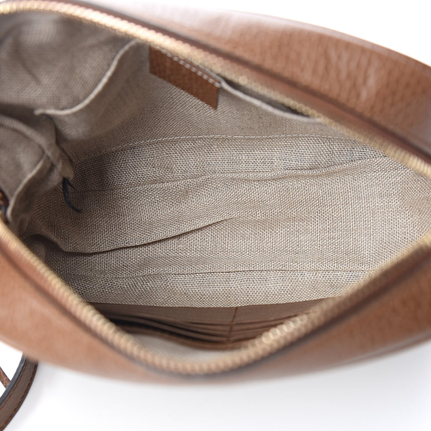 Monogram Mini Bree Messenger Bag Beige Tabacco