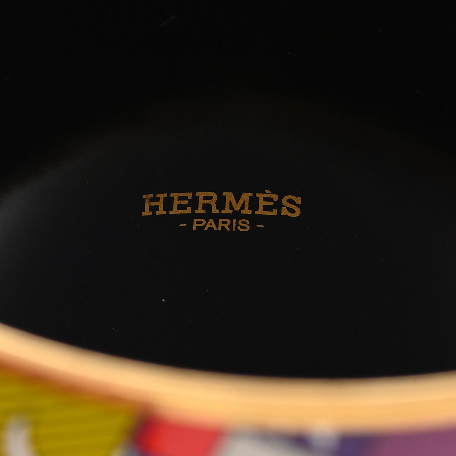 Hermes Enamel Printed Mega Wide Astrologie Bracelet 65 Vert Fluo Rose Indien Cobalt 7 of 9