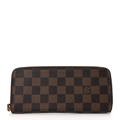 Louis Vuitton Damier Ebene Clemence Wallet Cherry 1 of 6