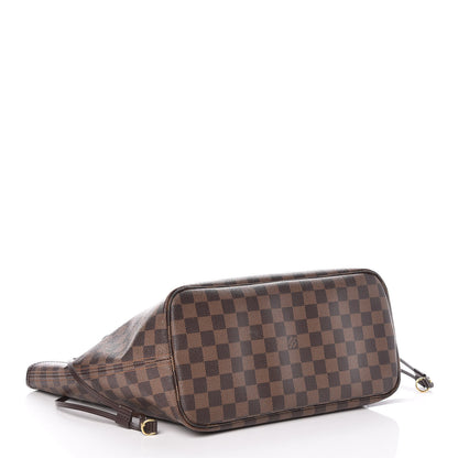 Louis Vuitton Damier Ebene Neo Neverfull MM Rose Ballerine 4 of 13