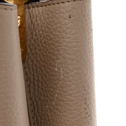 Louis Vuitton Taurillon Ayers Capucines BB Galet 10 of 12