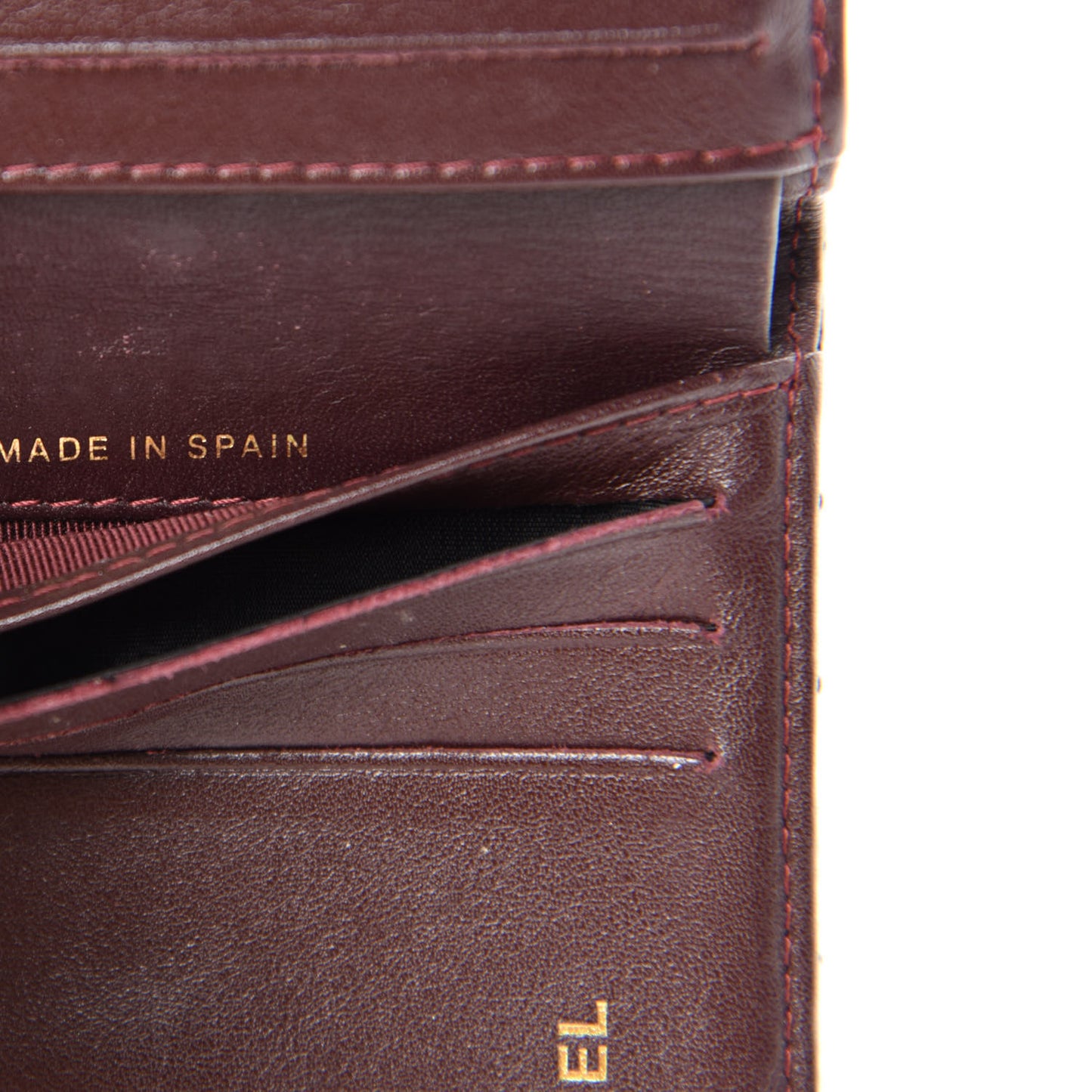 Caviar Quilted Compact French Flap Wallet Black