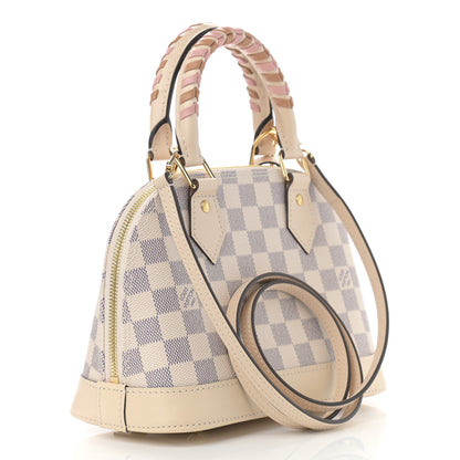 Louis Vuitton Damier Azur Braided Alma BB 3 of 12