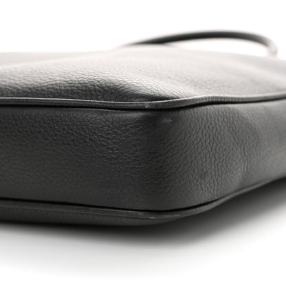 Versace Calfskin Medusa Briefcase Messenger Bag Black 9 of 14