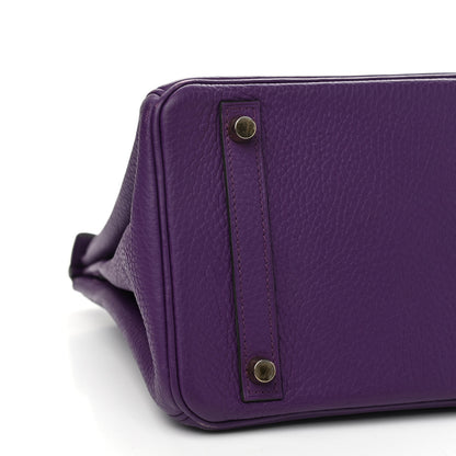 Hermes Togo BIRKIN 30 Crocus 8 of 21