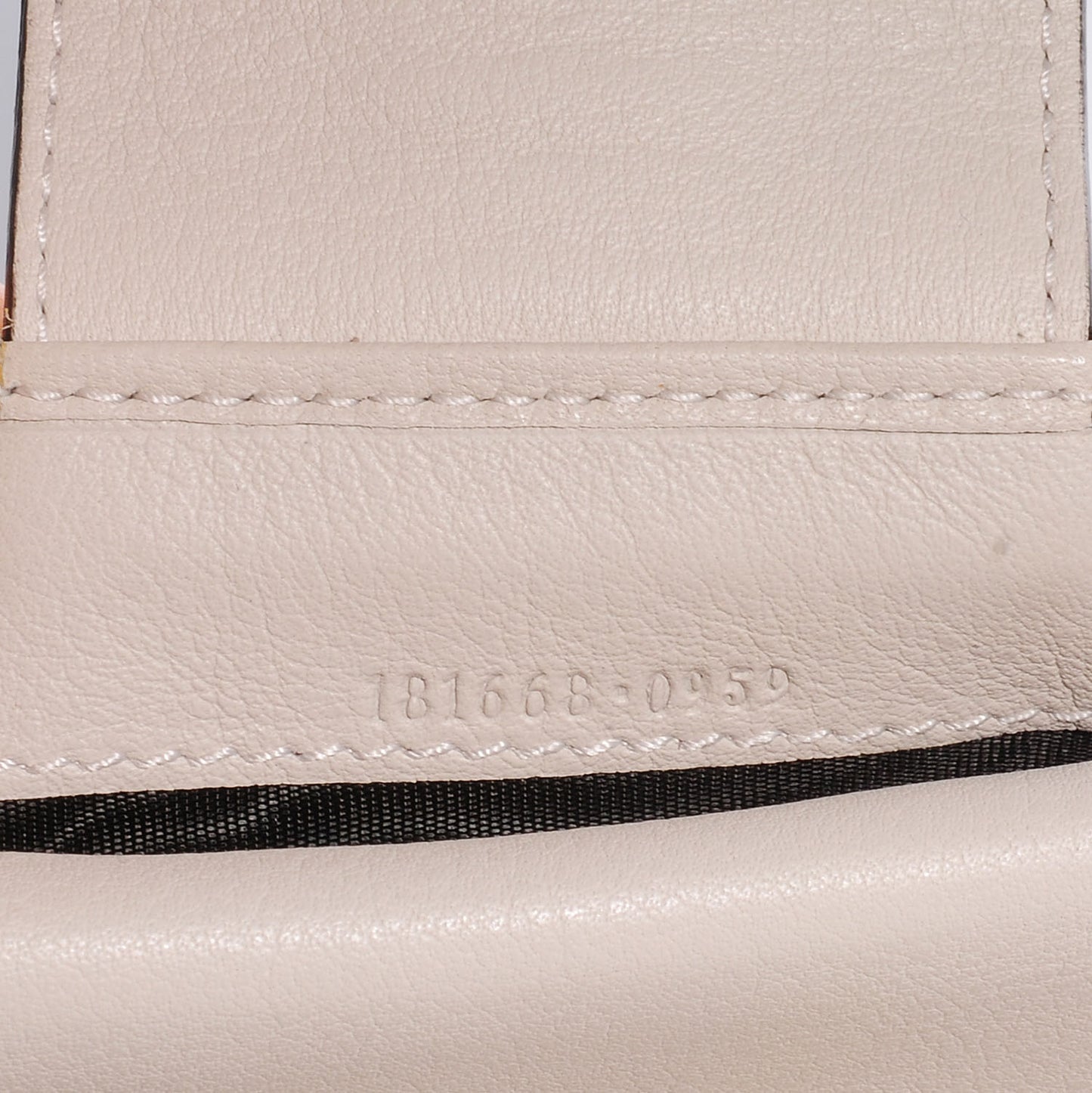 Guccissima Ladies Web Long Wallet Off White