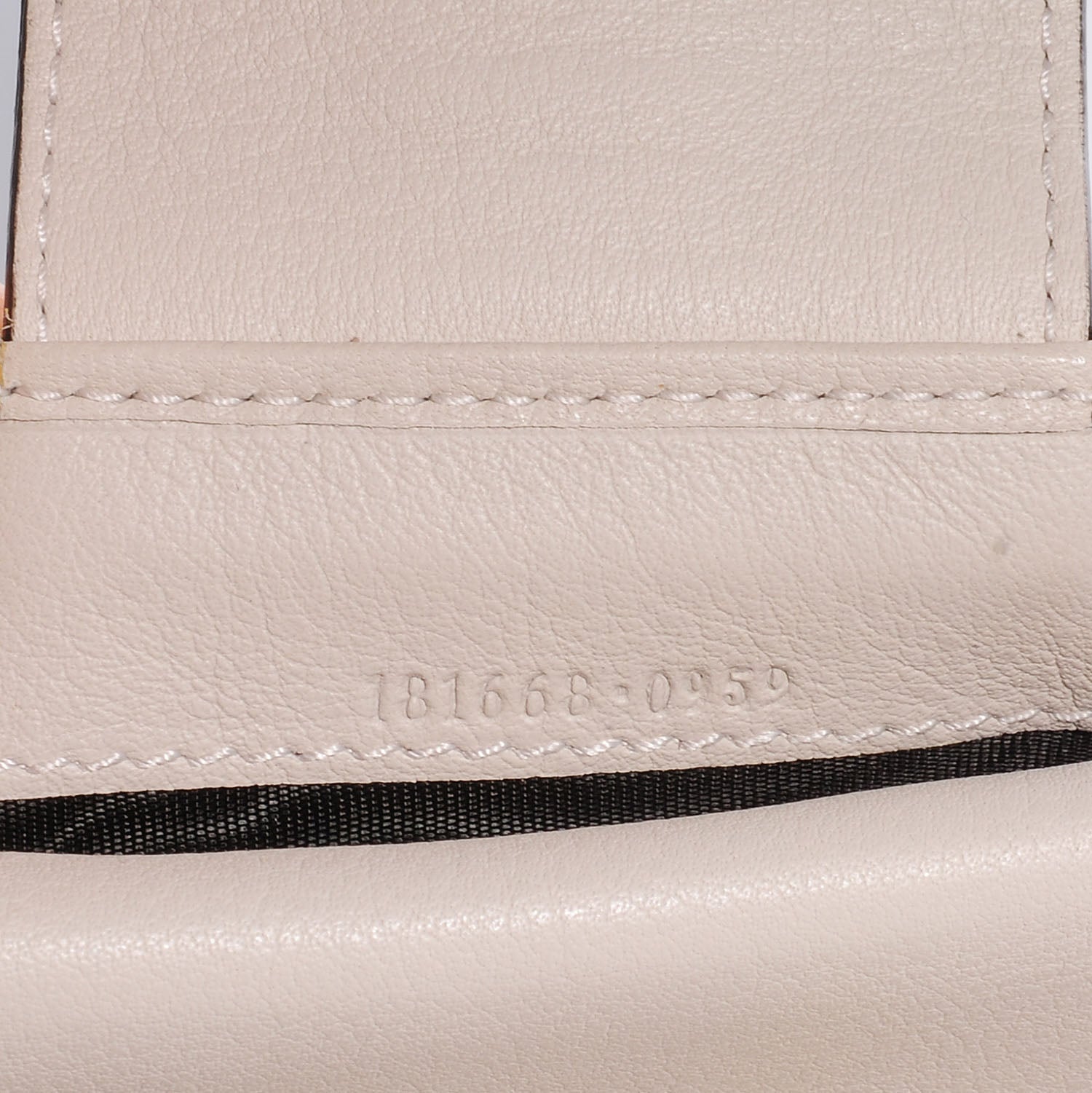 Gucci Guccissima Ladies Web Long Wallet Off White 8 of 8