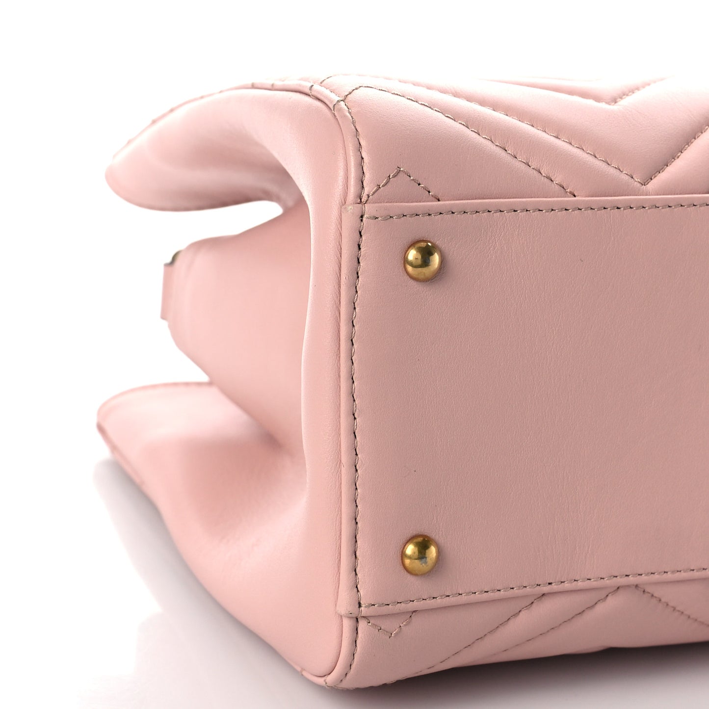 Calfskin Matelasse Small GG Marmont Tote Perfect Pink