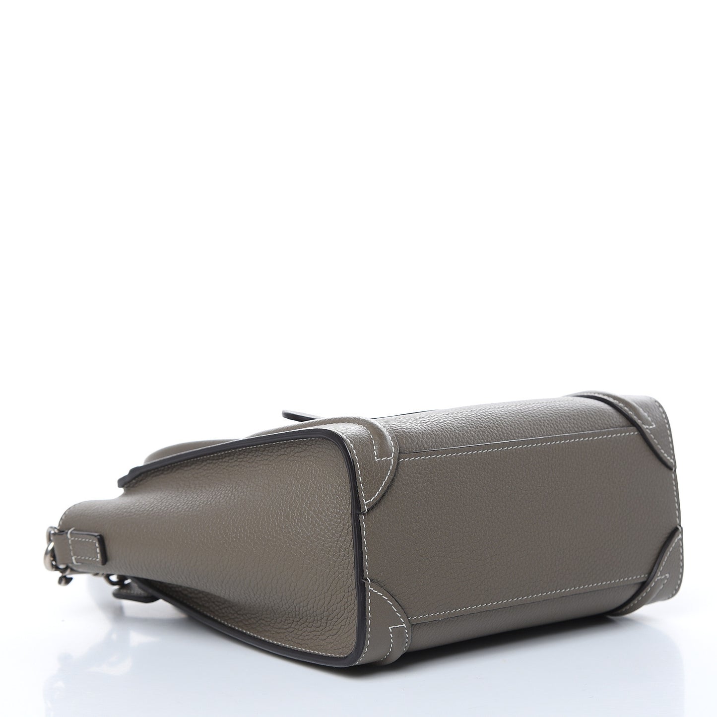 Drummed Calfskin Nano Luggage Souris