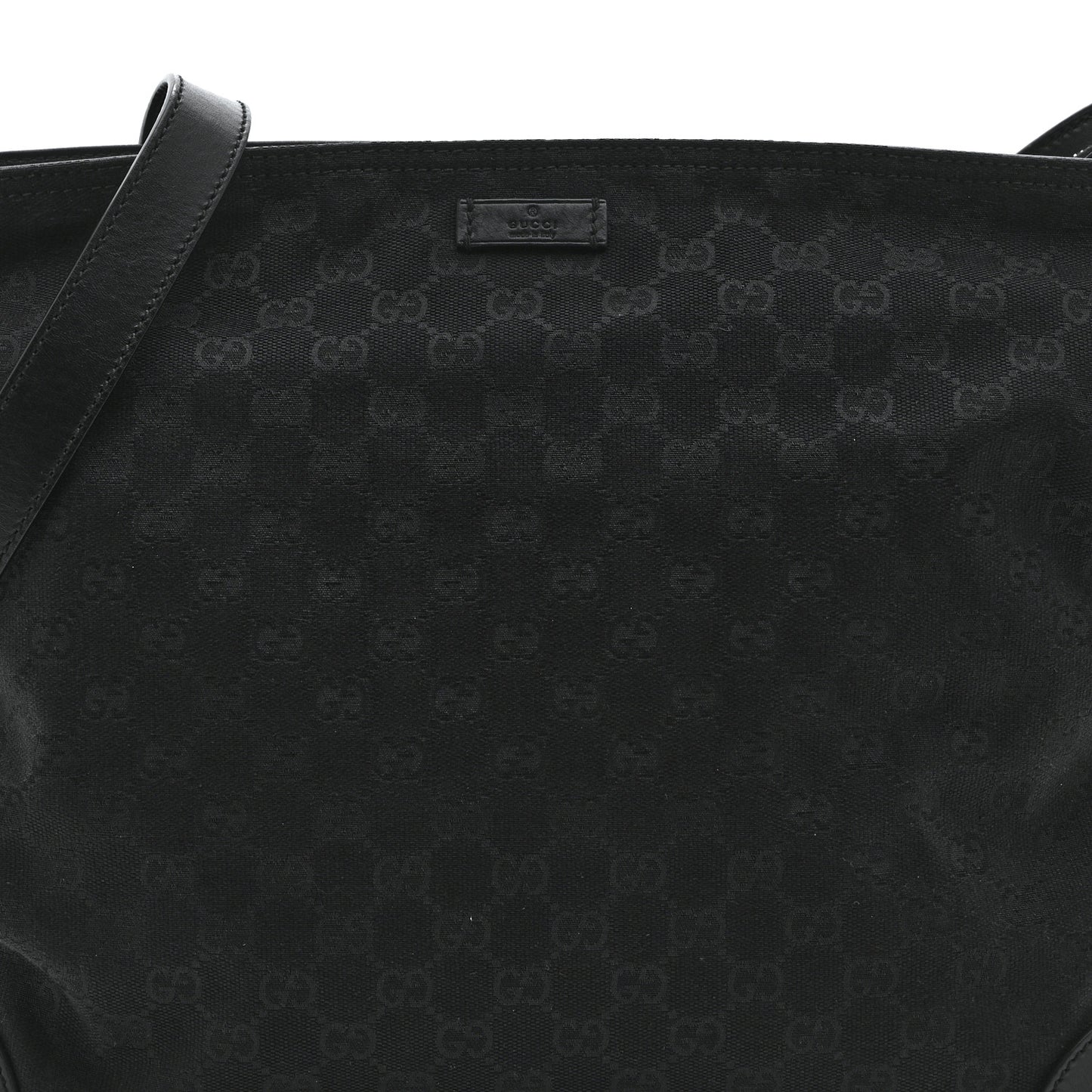 Monogram Canvas Messenger Bag Black