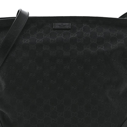 Gucci Monogram Canvas Messenger Bag Black 9 of 11