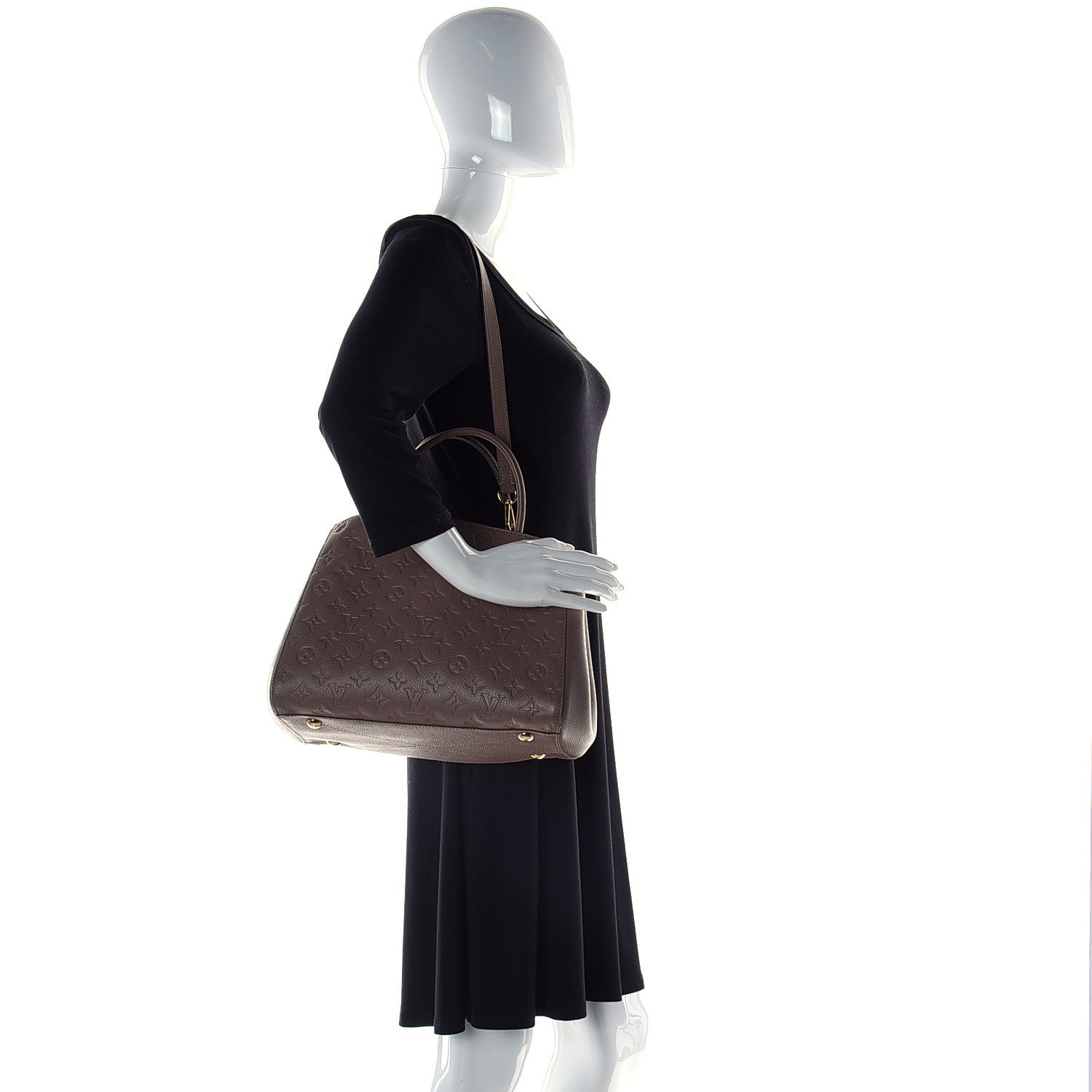 Louis Vuitton Empreinte Montaigne MM Taupe 2 of 9