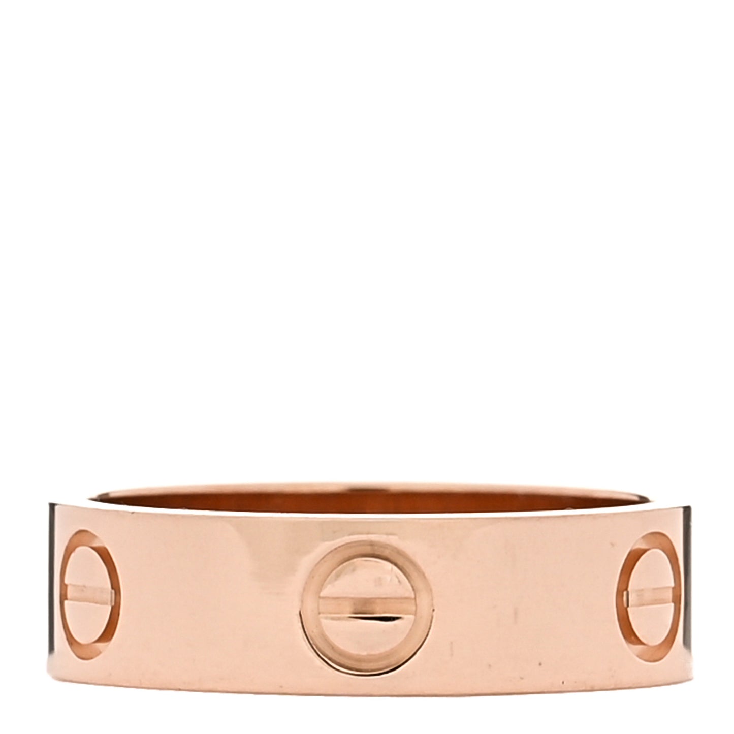 18K Pink Gold 5.5mm LOVE Ring 55 7.25