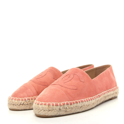 Chanel Suede CC Espadrilles 37 Pink 3 of 12