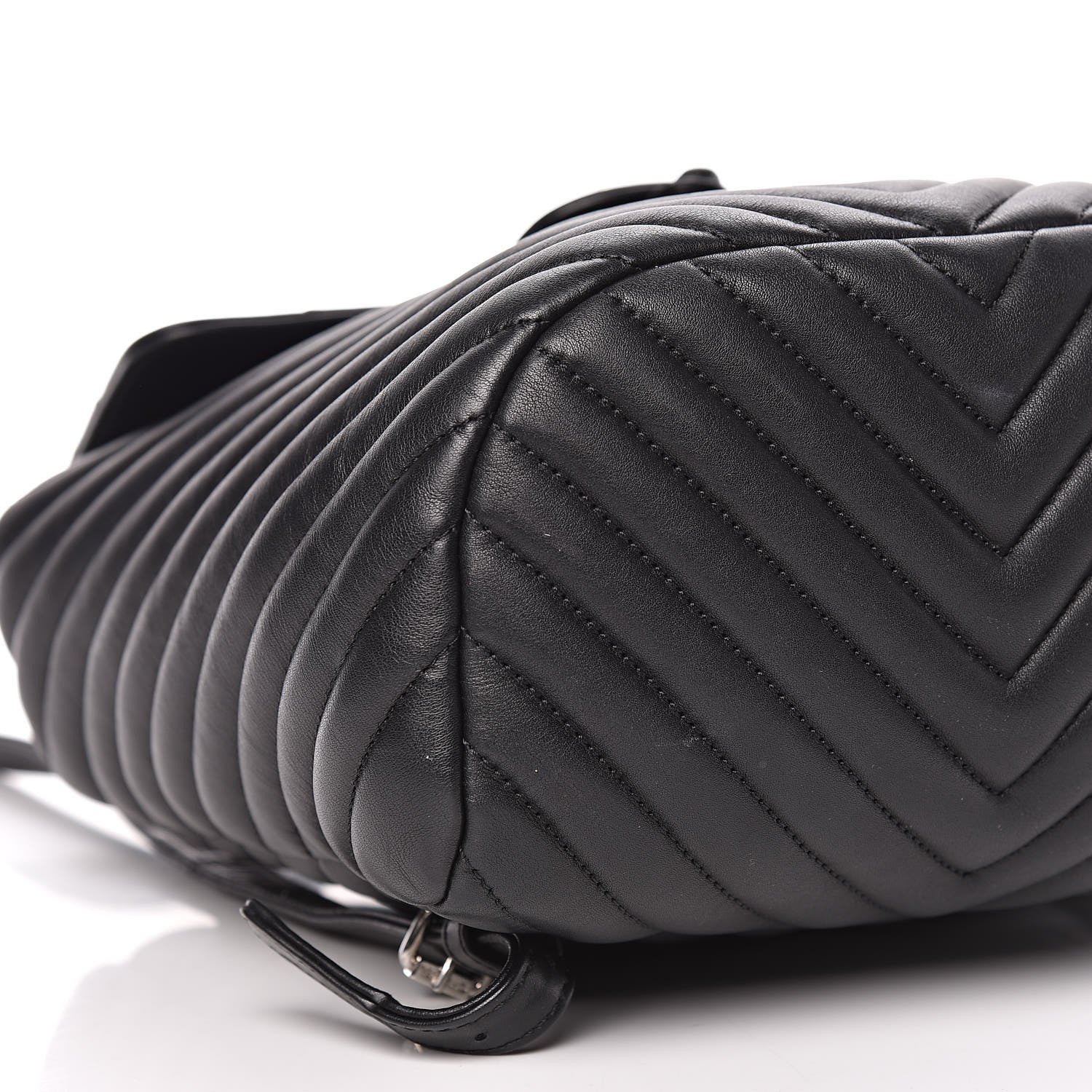 Chanel Lambskin Chevron Quilted Small Urban Spirit Backpack Black 9 of 10