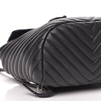 Chanel Lambskin Chevron Quilted Small Urban Spirit Backpack Black 9 of 10