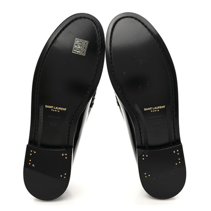 Saint Laurent Magnum Lux Calfskin Le Loafer 15 Moccasins 40.5 Black 6 of 10