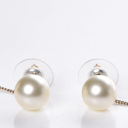 Chanel Pearl CC Drop Earrings Gold 3 of 5