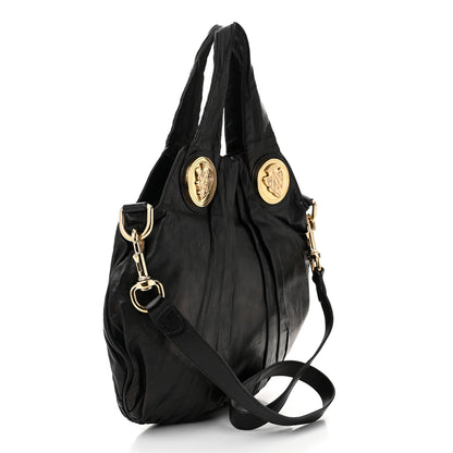 Gucci Calfskin Small Hysteria Top Handle Bag Black 3 of 10